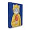 Stupell Industries Fisherman Feline Yellow Coat Cat Canvas Wall Art